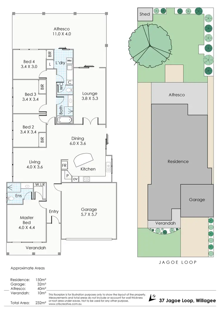 Floorplan of Homely house listing, 37 Jagoe Loop, Willagee WA 6156