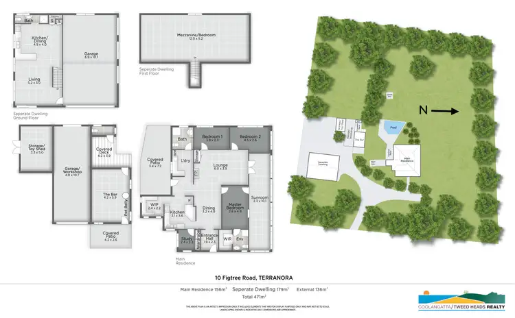 Floorplan of Homely rural property listing, 10 Figtree Road, Terranora NSW 2486