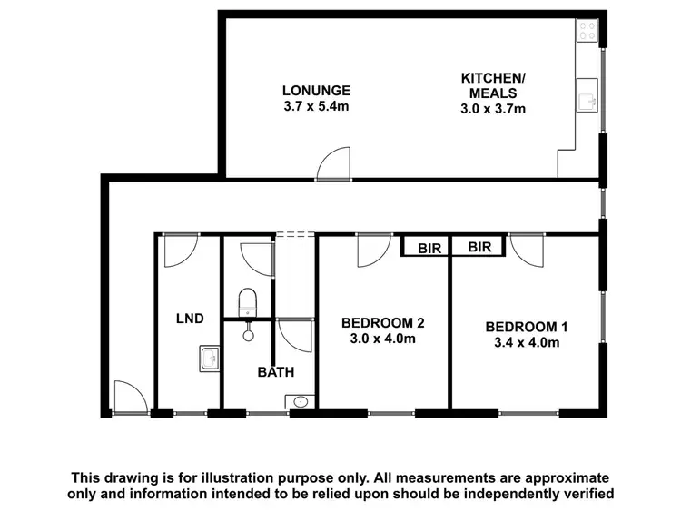 Floorplan of Homely apartment listing, 8/17 EMILY STREET, Millicent SA 5280