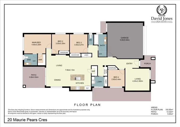 Floorplan of Homely house listing, 20 Maurie Pears Crescent, Pimpama QLD 4209