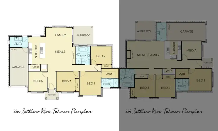 Floorplan of Homely house listing, 1/22 Settlers Rise, Tahmoor NSW 2573