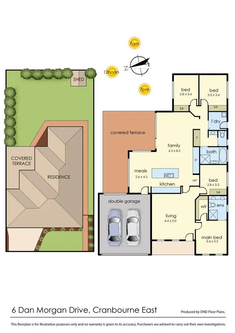 Floorplan of Homely house listing, 6 Dan Morgan Drive, Cranbourne East VIC 3977
