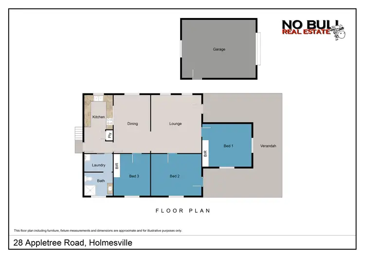 Floorplan of Homely house listing, 28 Appletree Road, Holmesville NSW 2286