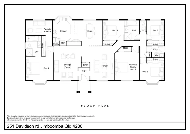 Floorplan of Homely house listing, 251 Davidson Road, Jimboomba QLD 4280