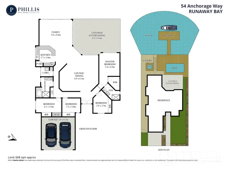 Floorplan of Homely house listing, 54 Anchorage Way, Runaway Bay QLD 4216