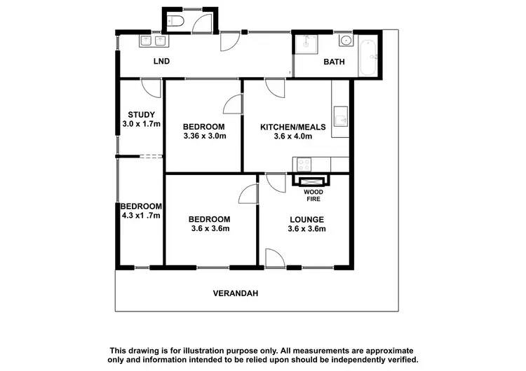 Floorplan of Homely house listing, 22 Railway Terrace West, Tantanoola SA 5280