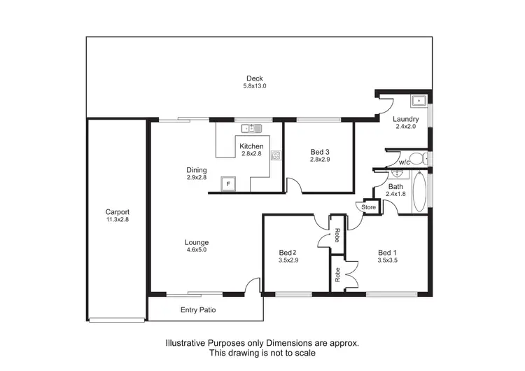 Floorplan of Homely house listing, 14 Iona Close, Edge Hill QLD 4870