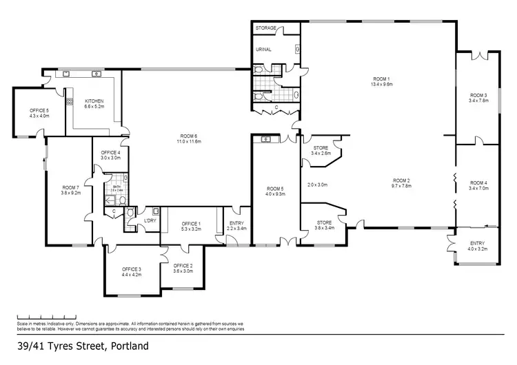 Floorplan of Homely house listing, 39-41 Tyers Street, Portland VIC 3305