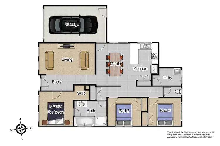 Floorplan of Homely house listing, 42 Tyndall Street, Cranbourne East VIC 3977