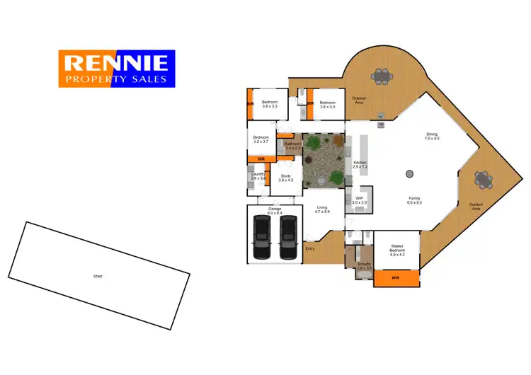 Floorplan of Homely rural property listing, 29 Raesowna Rise, Hazelwood North VIC 3840