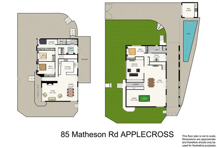 Floorplan of Homely house listing, 85 Matheson Road, Applecross WA 6153