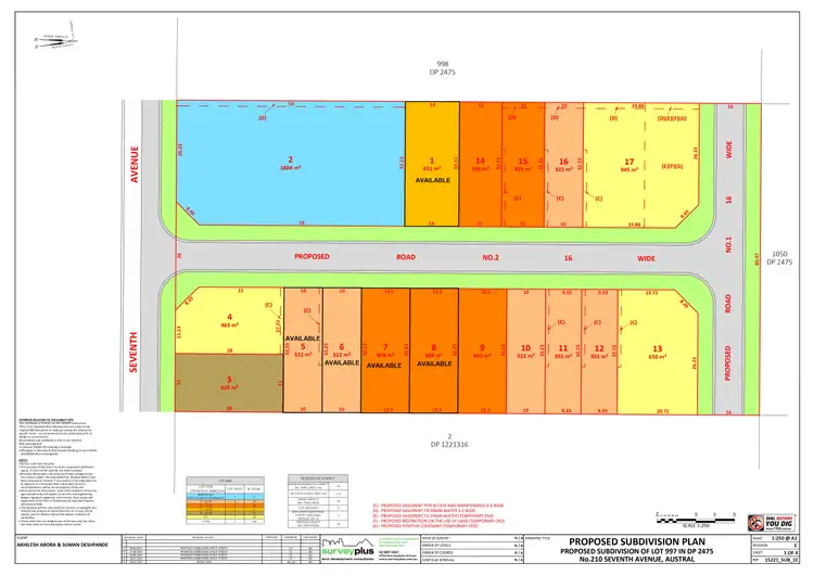 Floorplan of Homely land listing, LOT 1/216-220 Seventh Avenue, Austral NSW 2179