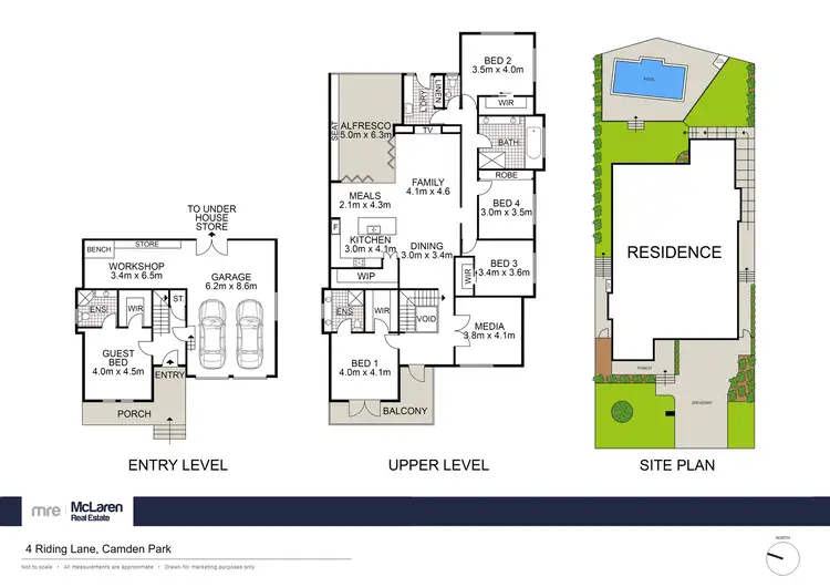 Floorplan of Homely house listing, 4 Riding Lane, Camden Park NSW 2570