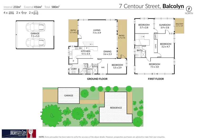Floorplan of Homely house listing, 7 Centour Street, Balcolyn NSW 2264