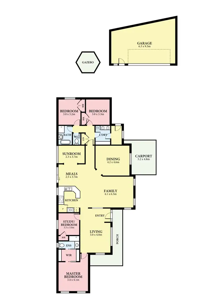 Floorplan of Homely house listing, 61 Stanley Jones Drive, South Morang VIC 3752