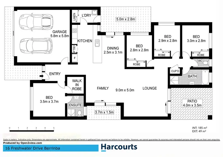 Floorplan of Homely house listing, 15 Freshwater Drive, Berrinba QLD 4117