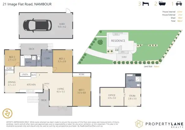 Floorplan of Homely house listing, 21 IMAGE FLAT ROAD, Nambour QLD 4560