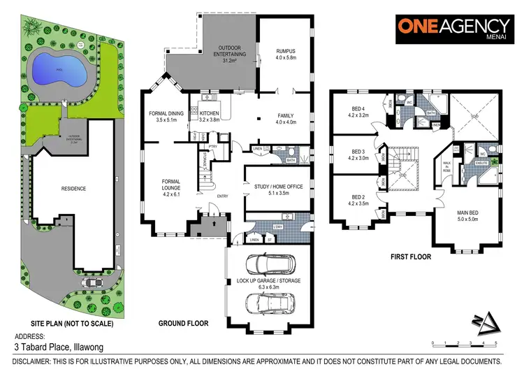 Floorplan of Homely house listing, 3 Tabard Place, Illawong NSW 2234