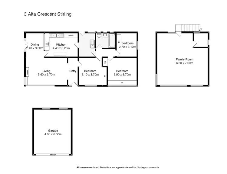 Floorplan of Homely house listing, 3 Alta Crescent, Stirling SA 5152