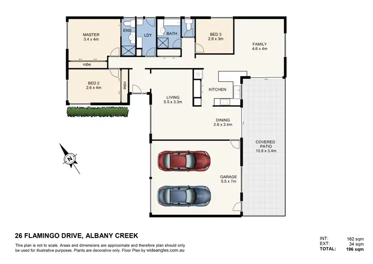 Floorplan of Homely house listing, 26 FLAMINGO DRIVE, Albany Creek QLD 4035