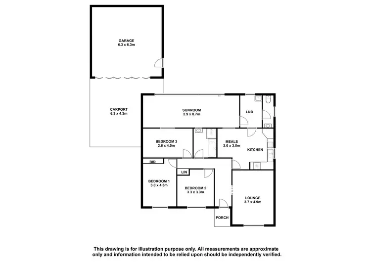 Floorplan of Homely house listing, 13 Bowering Street, Millicent SA 5280