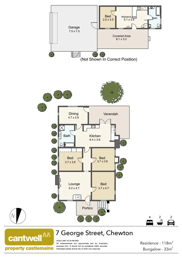 Floorplan of Homely house listing, 7 George Street, Chewton VIC 3451