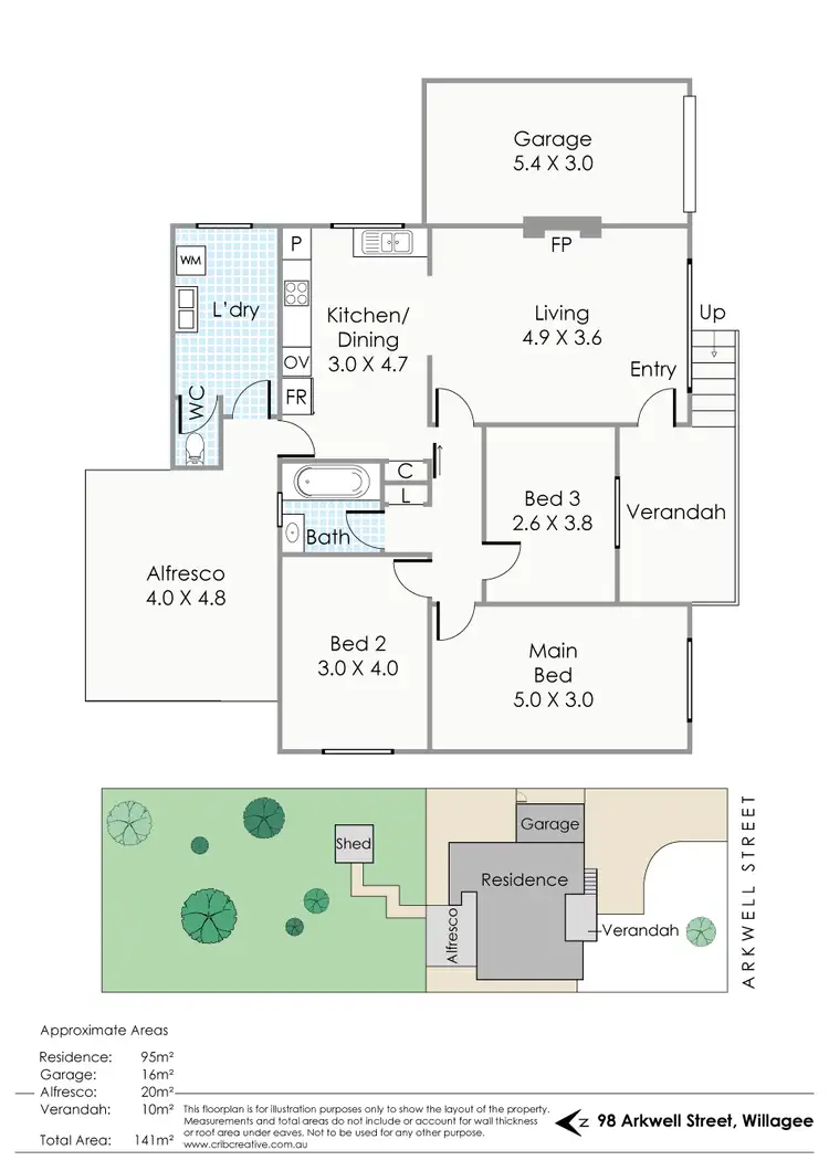 Floorplan of Homely house listing, 98 Arkwell Street, Willagee WA 6156