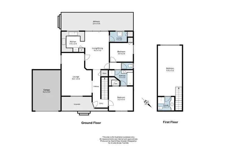 Floorplan of Homely house listing, 10 CLAREY AVENUE, Seymour VIC 3660