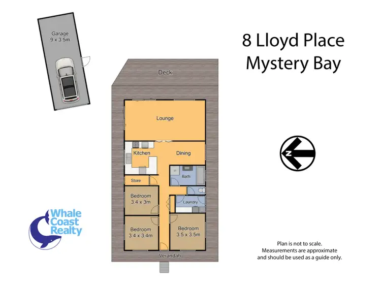 Floorplan of Homely house listing, 8 Lloyd Place, Mystery Bay NSW 2546