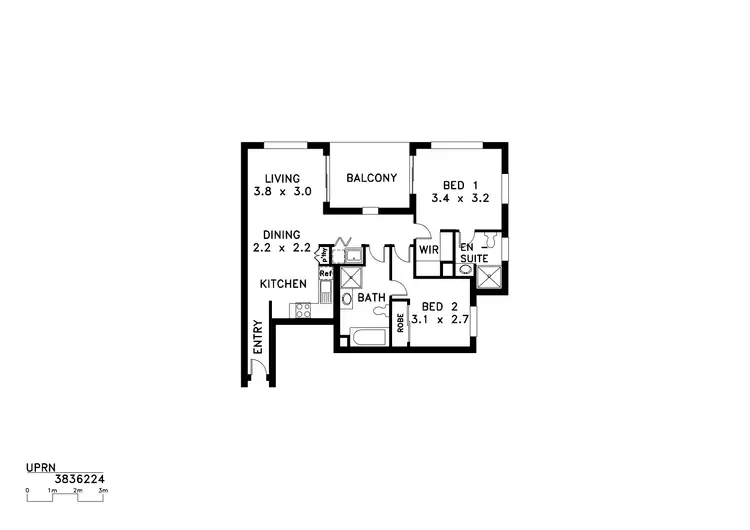 Floorplan of Homely apartment listing, Address available on request