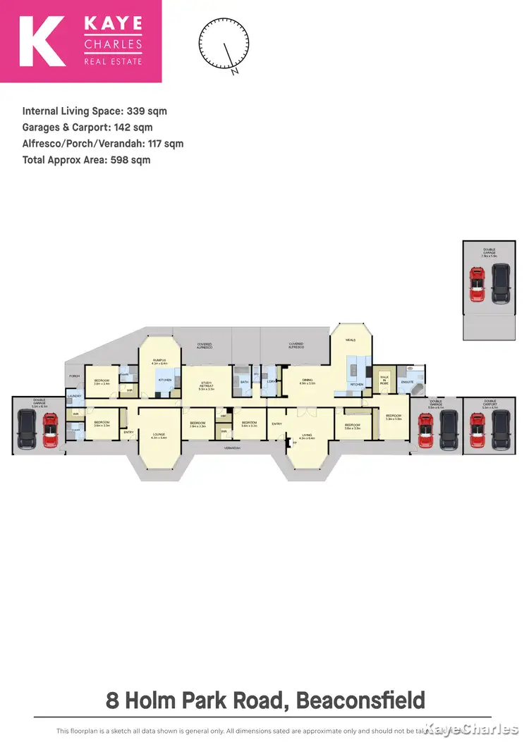 Floorplan of Homely house listing, 8 Holm Park Road, Beaconsfield VIC 3807