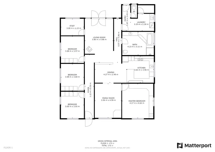 Floorplan of Homely house listing, 154 Dugan Street, Kalgoorlie WA 6430