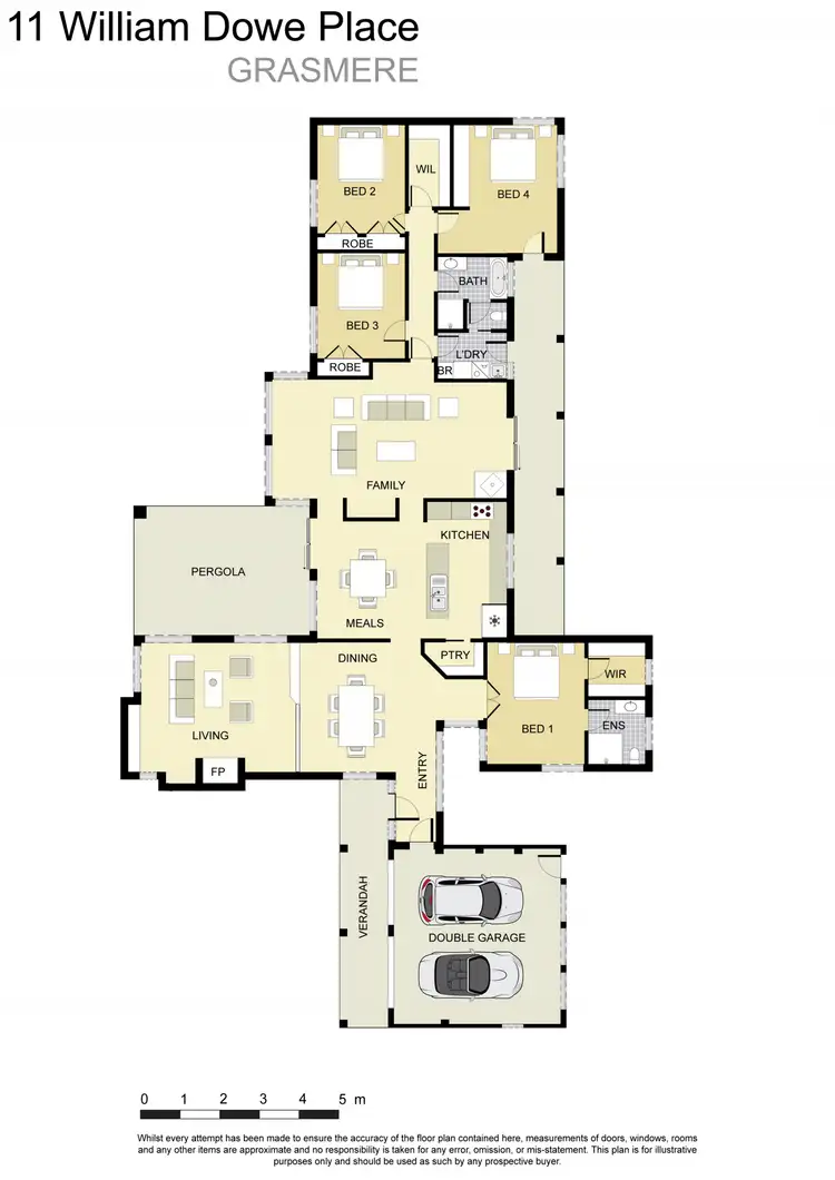 Floorplan of Homely house listing, 11 William Dowle Place, Grasmere NSW 2570