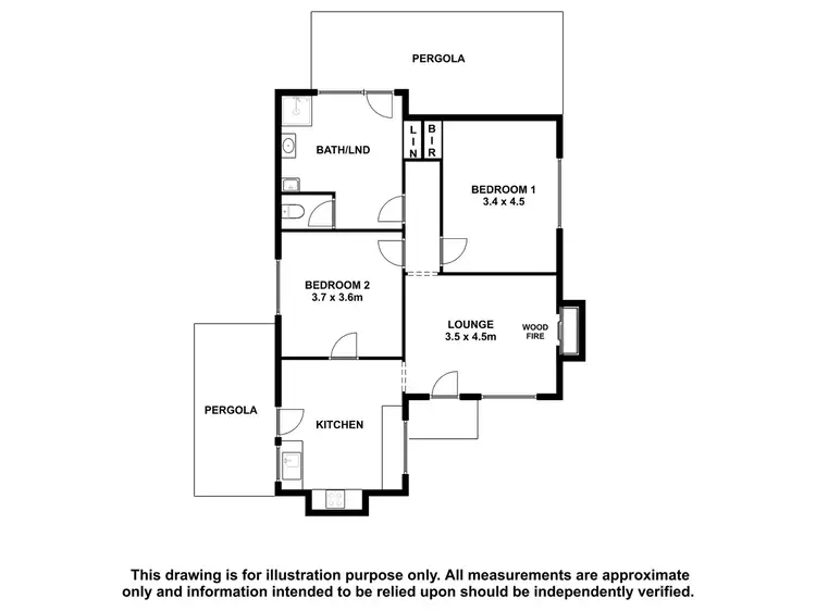 Floorplan of Homely house listing, 12 SEEBOHM STREET, Tantanoola SA 5280