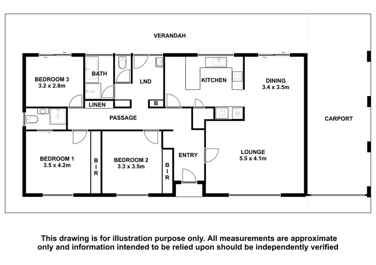 Floorplan of Homely house listing, 11 Thyne Street, Millicent SA 5280