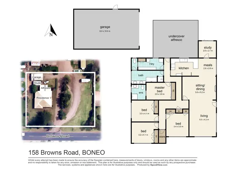 Floorplan of Homely house listing, 158 Browns Road, Boneo VIC 3939