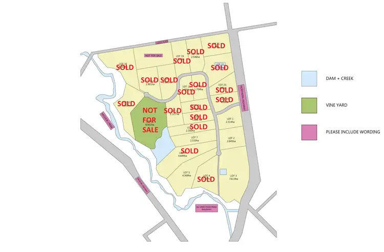 Floorplan of Homely land listing, LOT 22/401 Northern Highway, Heathcote VIC 3523