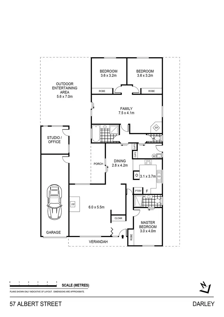 Floorplan of Homely house listing, 57 Albert Street, Darley VIC 3340