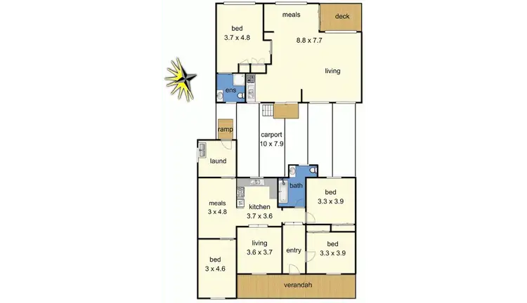 Floorplan of Homely house listing, 34 Moores Road, Monbulk VIC 3793