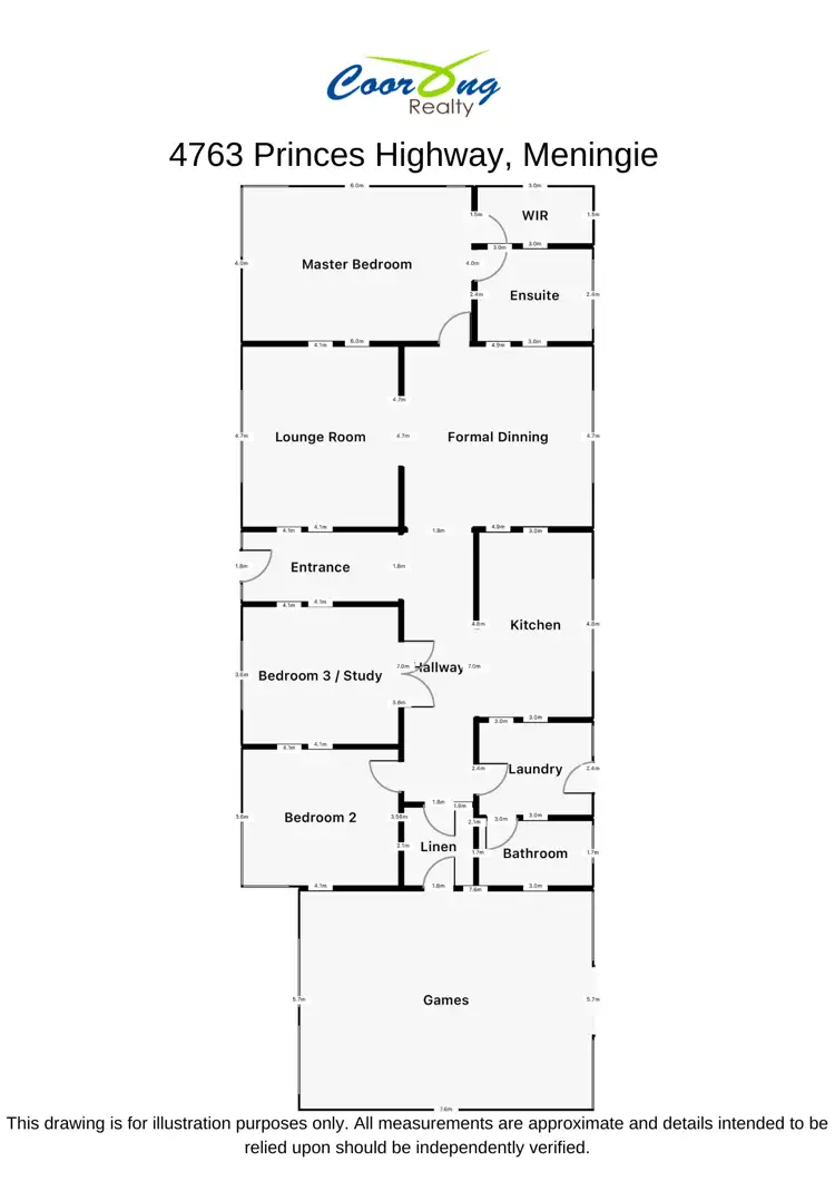 Floorplan of Homely rural property listing, 4763 Princes Highway, Meningie SA 5264