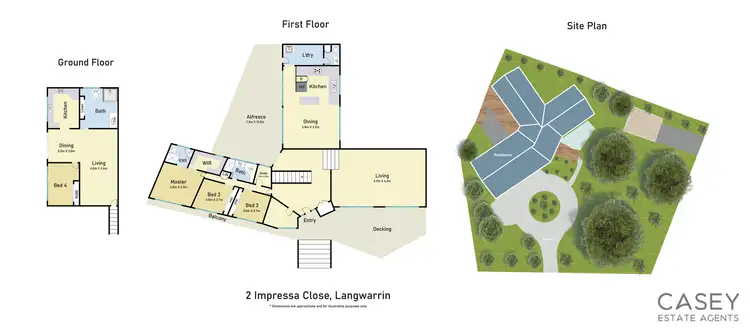 Floorplan of Homely house listing, 2 Impressa Close, Langwarrin VIC 3910