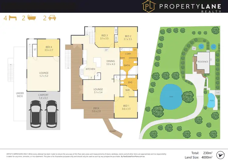 Floorplan of Homely rural property listing, 294-296 Dulong Road, Dulong QLD 4560