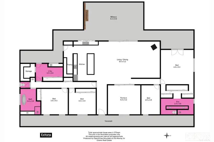 Floorplan of Homely house listing, 12 KINGFISHER DRIVE, Mulwala NSW 2647
