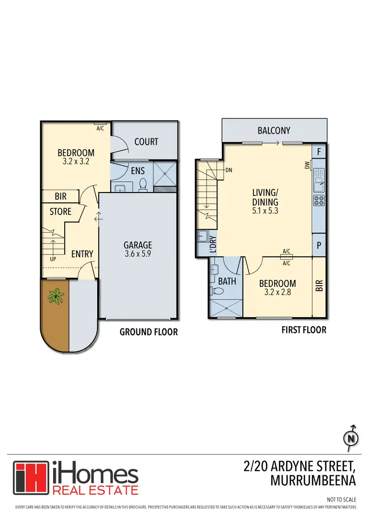 Floorplan of Homely townhouse listing, 2/20 Ardyne Street, Murrumbeena VIC 3163