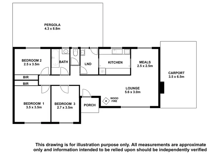 Floorplan of Homely house listing, 8 Poole Street, Millicent SA 5280