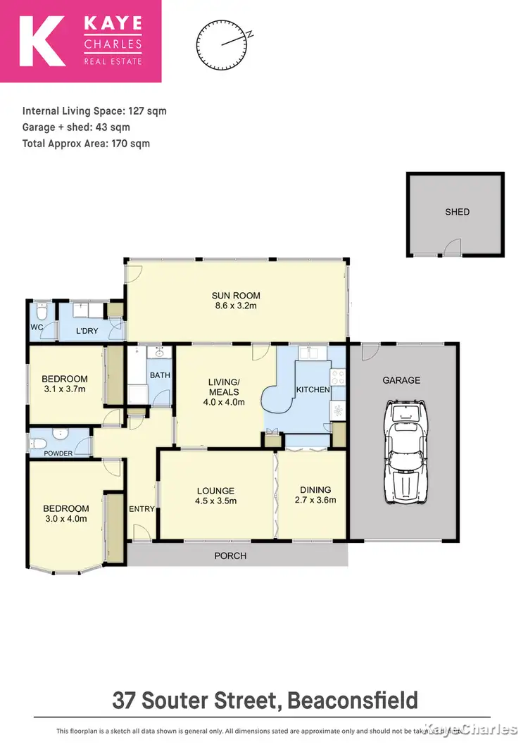 Floorplan of Homely house listing, 37 Souter Street, Beaconsfield VIC 3807