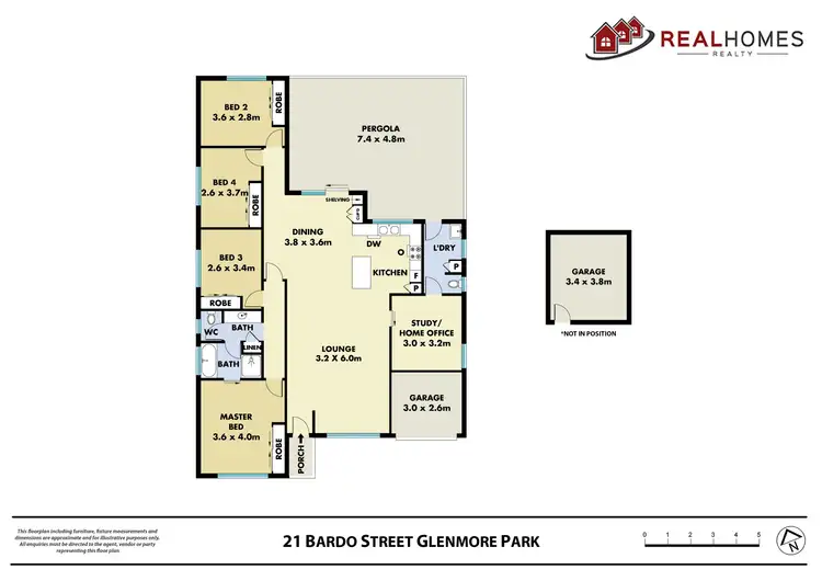 Floorplan of Homely house listing, 21 Bardo Street, Glenmore Park NSW 2745