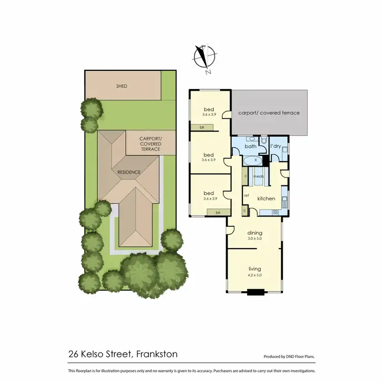 Floorplan of Homely house listing, 26 Kelso Street, Frankston VIC 3199
