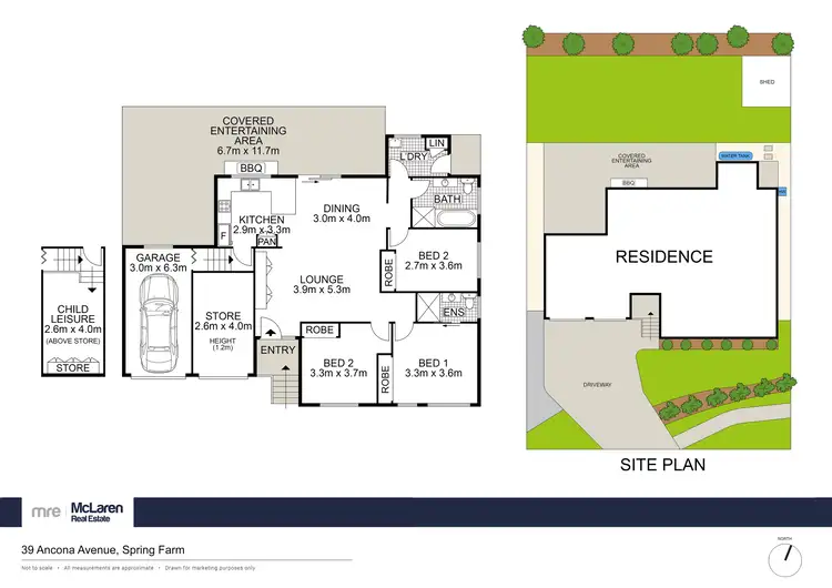 Floorplan of Homely house listing, 39 Ancona Avenue, Spring Farm NSW 2570