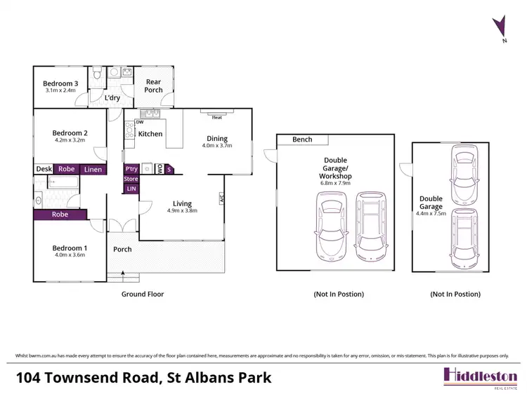 Floorplan of Homely house listing, 104 Townsend Road, St Albans Park VIC 3219